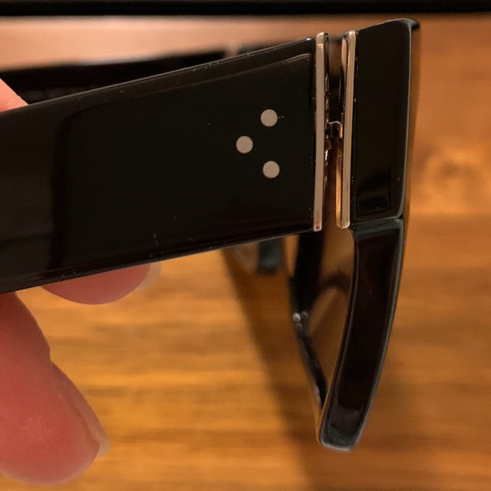 Celine Black Oversized Shield Sunglasses - Picture 2 of 12